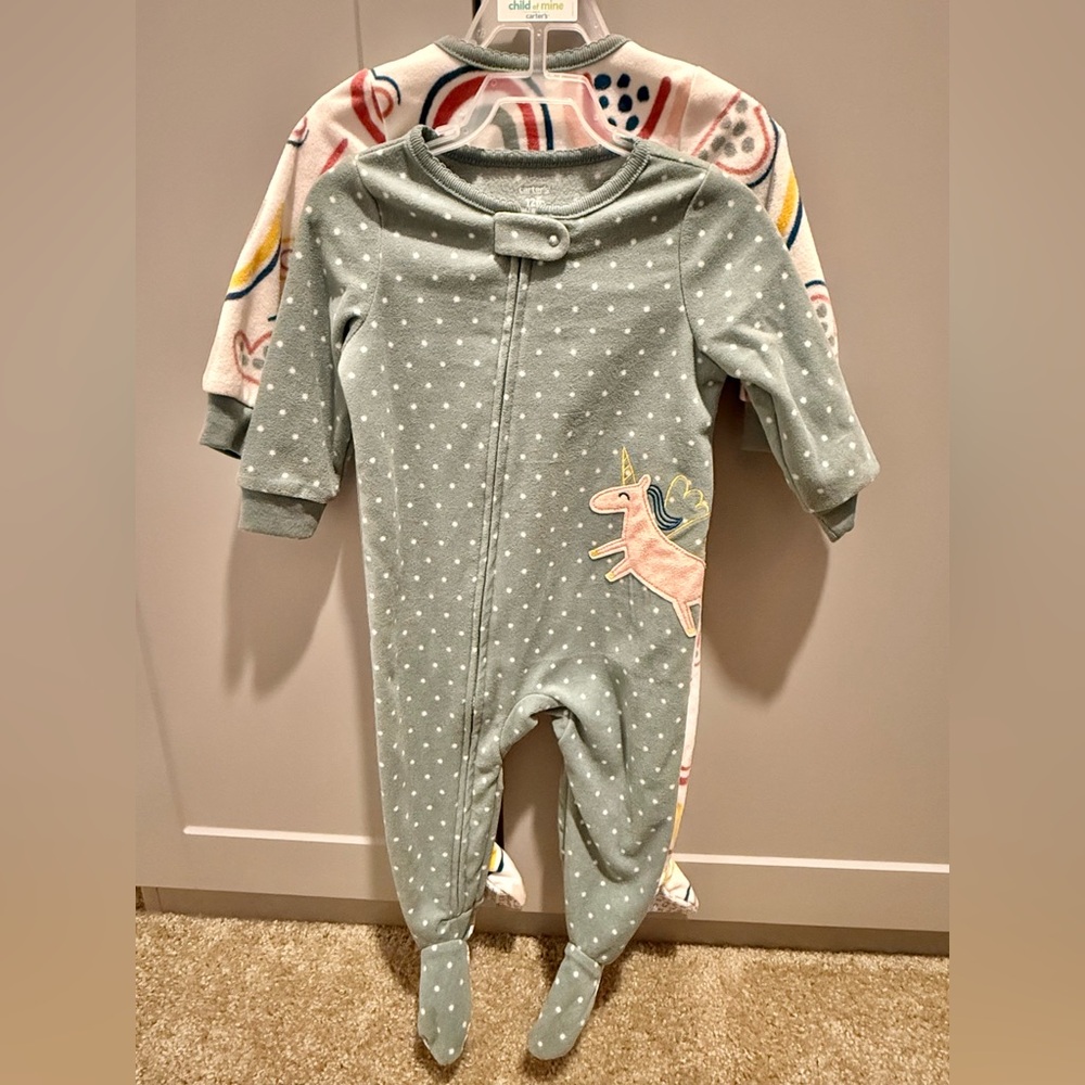 Carter's Polka Dot Unicorn Bodysuit